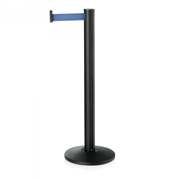 Abgrenzungspfosten schwarz, blau 2 m Serie Lightflex