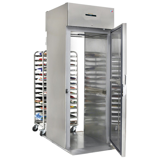 Kühlschrank, Pass-Through, 700 Liter, aus Edelstahl, GN 2/1, -2 °C/+8 °C