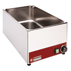 Elektro Bain-Marie Tischmodell GN 1/1 - 150 mm + Ablasshahn