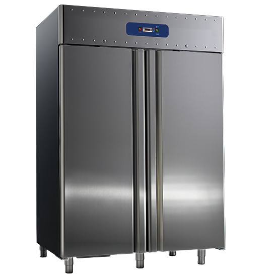 Kühlschrank, 1400 Liter, 2-türig, aus Edelstahl, -2/+8 °C