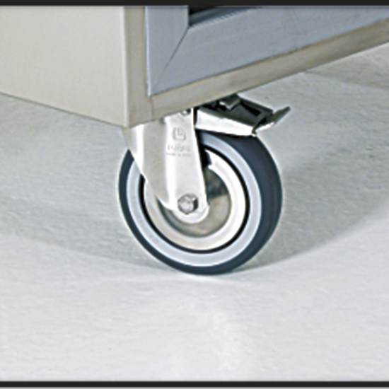 Räderkit mit Bremse für Kühl-/Tiefkühlschränke und -tische